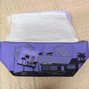 Trader Joe's Purple Insulated Bag